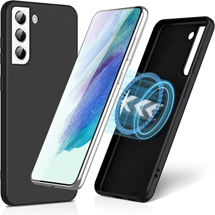 MagSafe Magnetic Liquid Silicone Phone Case, For Samsung Galaxy S20 FE 2022/S20 FE, For Samsung Galaxy S21+ 5G, For Samsung Galaxy S21 FE 5G, For Samsung Galaxy S22 5G, For Samsung Galaxy S22+ 5G, For Samsung Galaxy S22 Ultra 5G