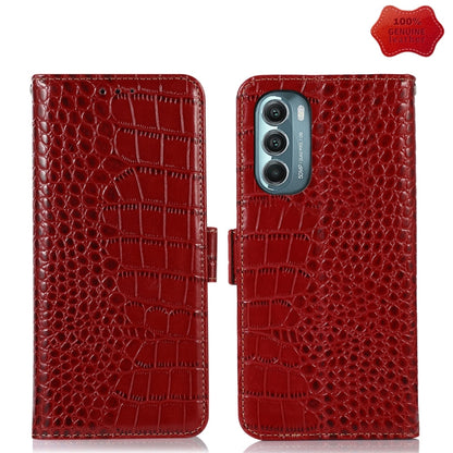 Crocodile Top Layer Cowhide Leather Phone Case