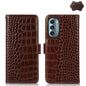 Crocodile Top Layer Cowhide Leather Phone Case, For Motorola Edge 30 5G, For Motorola Moto G Stylus 5G 2022, For Nokia C2 2nd Edition, For Nokia C21 Plus, For Nokia C21, For Nokia C200