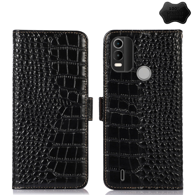 Crocodile Top Layer Cowhide Leather Phone Case