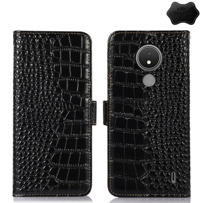 Crocodile Top Layer Cowhide Leather Phone Case