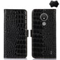 Crocodile Top Layer Cowhide Leather Phone Case