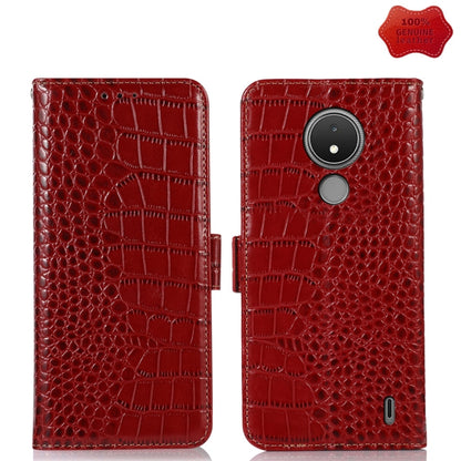 Crocodile Top Layer Cowhide Leather Phone Case