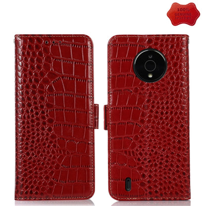 Crocodile Top Layer Cowhide Leather Phone Case