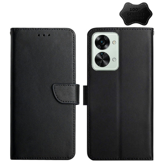 Genuine Leather Fingerprint-proof Horizontal Flip Phone Case, For OnePlus Nord 2T 5G, For Xiaomi 12 Lite
