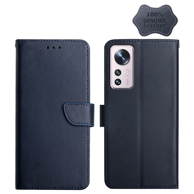 Genuine Leather Fingerprint-proof Horizontal Flip Phone Case