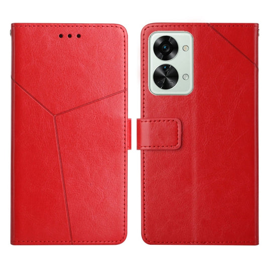 Y Stitching Horizontal Flip Leather Phone Case