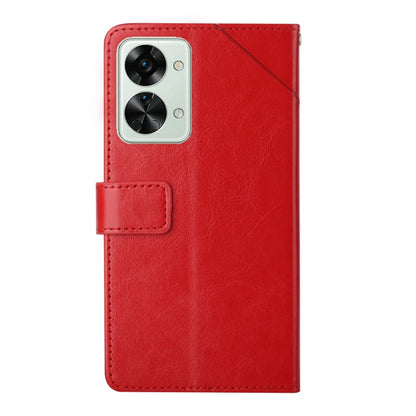 Y Stitching Horizontal Flip Leather Phone Case