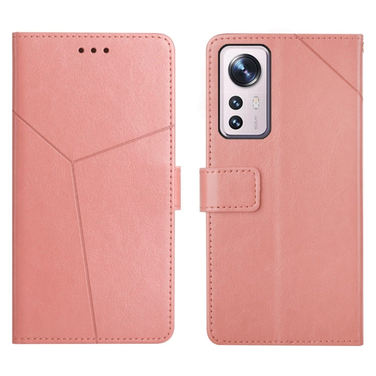 Y Stitching Horizontal Flip Leather Phone Case