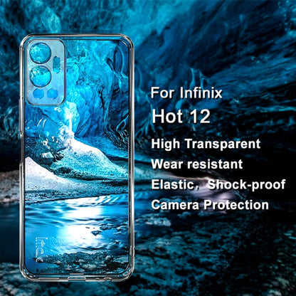 imak UX-5 Series Transparent Shockproof TPU Phone Case, For Infinix Hot 12, For Infinix Hot 12i