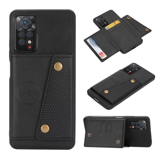 Double Buckle Card Slots Magnetic Phone Case