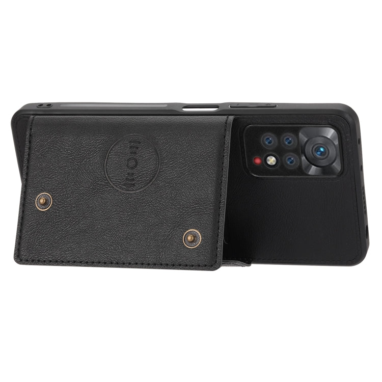 Double Buckle Card Slots Magnetic Phone Case