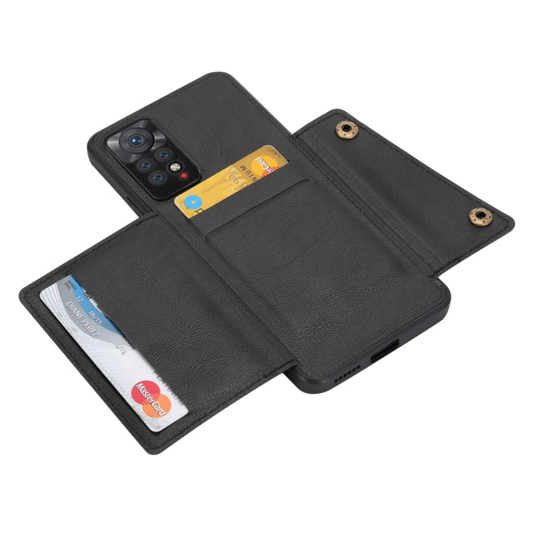 Double Buckle Card Slots Magnetic Phone Case