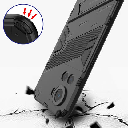 Punk Armor PC + TPU Phone Case with Holder