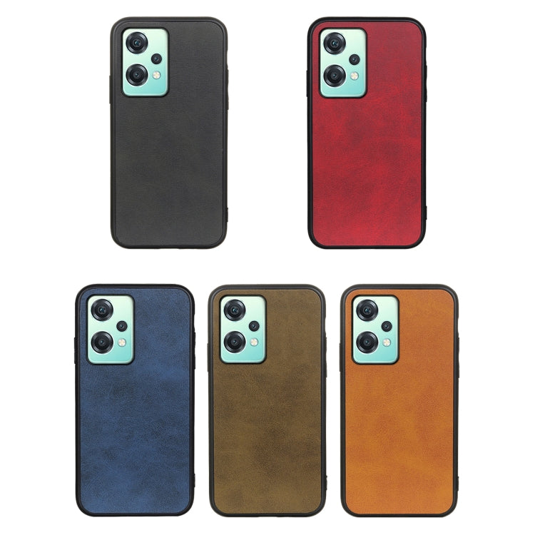 Two-color Calf Texture Shockproof Phone Case