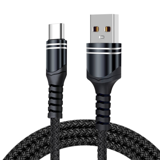 6A Woven Style USB Charging Cable, Cable Length: 1m, USB-C / Type-C, 8 Pin