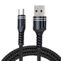6A Woven Style USB Charging Cable, Cable Length: 1m, USB-C / Type-C, 8 Pin