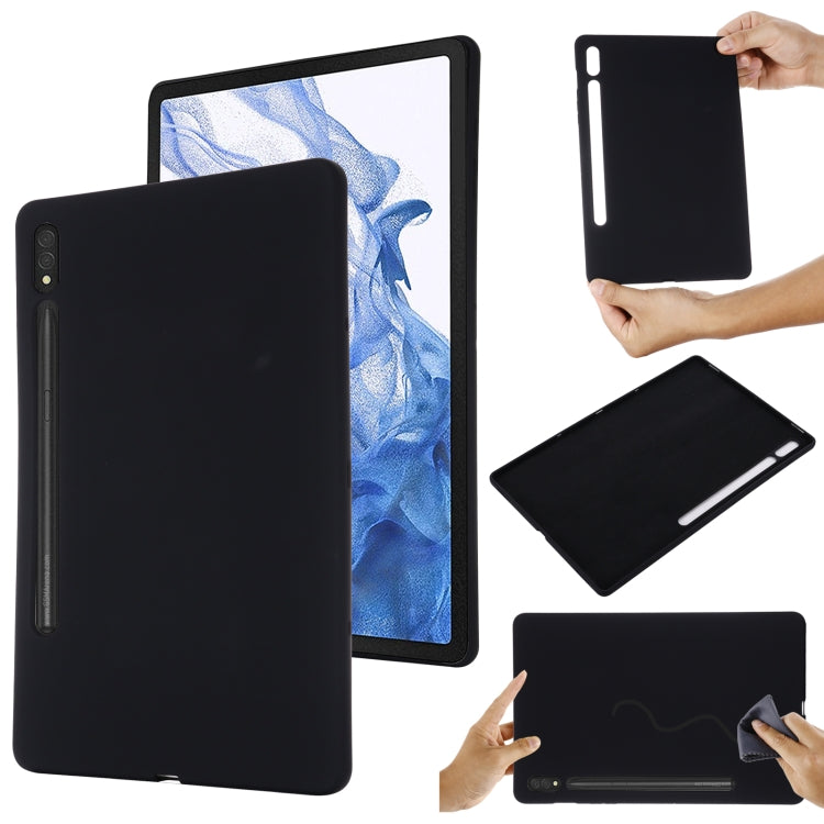 Pure Color Liquid Silicone Shockproof Tablet Case, For Samsung Galaxy Tab S8 / S7, For Samsung Galaxy Tab S8 Ultra