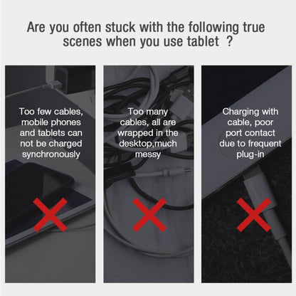 NILLKIN Magic Tag Plus Wireless Charging Receiver with USB-C / Type-C Port, Type-C Short Flex Cable