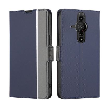 Twill Texture Side Button Leather Phone Case