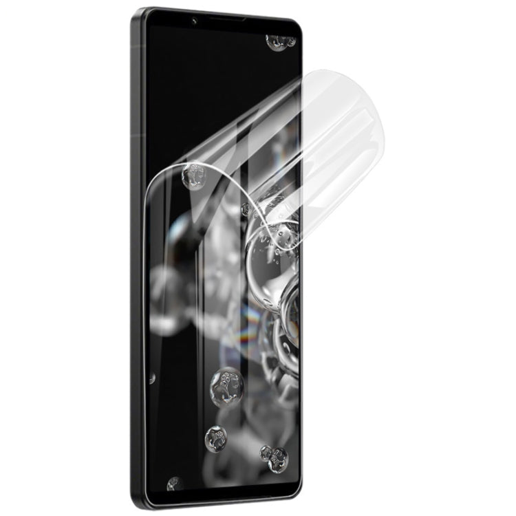 IMAK 0.15mm Curved Full Screen Protector Hydrogel Film Front Protector, For Sony Xperia 1 IV