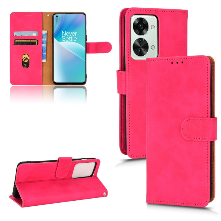 Skin Feel Magnetic Flip Leather Phone Case