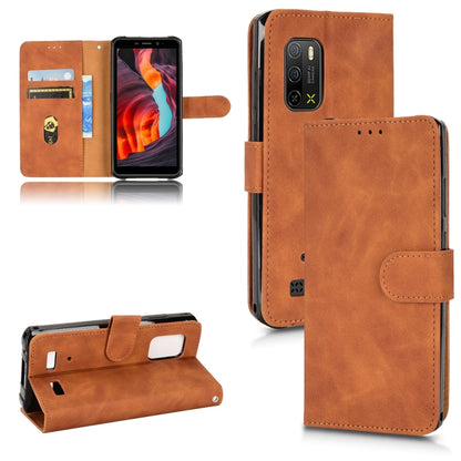 Skin Feel Magnetic Flip Leather Phone Case