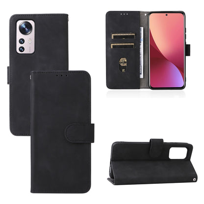 Skin Feel Magnetic Flip Leather Phone Case