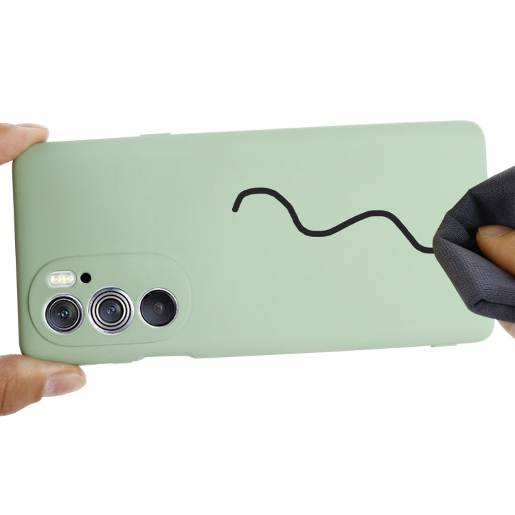 Pure Color Liquid Silicone Shockproof Phone Case, For Motorola Edge 30 Pro / Edge+ 2022, For Sony Xperia 10 IV, For Motorola Edge 30, For Motorola Moto G52 4G/G82
