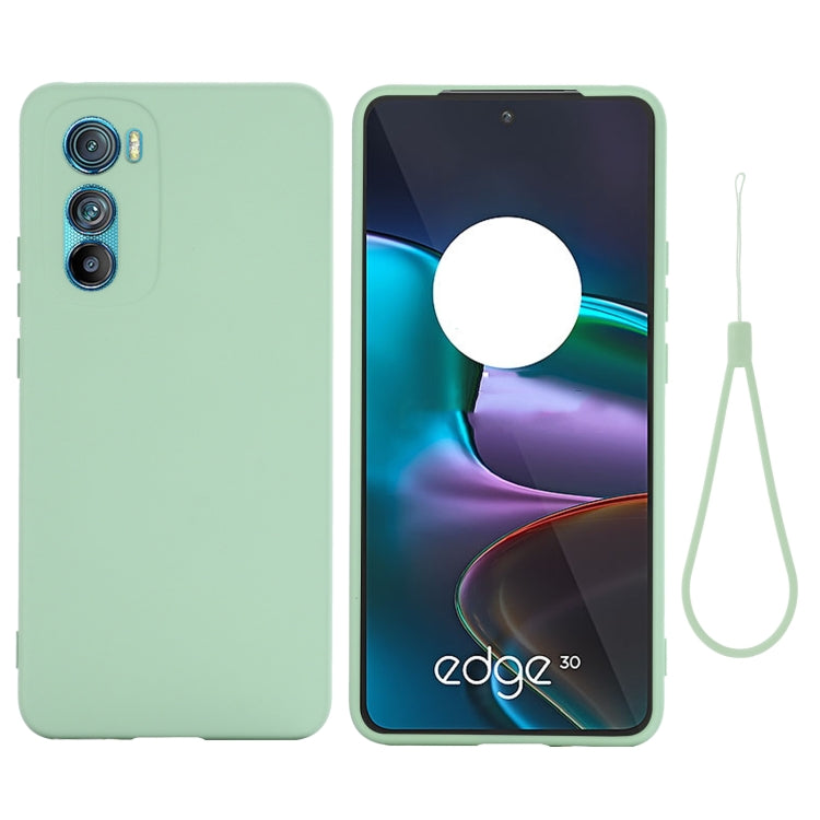 Pure Color Liquid Silicone Shockproof Phone Case, For Motorola Edge 30 Pro / Edge+ 2022, For Sony Xperia 10 IV, For Motorola Edge 30, For Motorola Moto G52 4G/G82