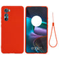 Pure Color Liquid Silicone Shockproof Phone Case, For Motorola Edge 30 Pro / Edge+ 2022, For Sony Xperia 10 IV, For Motorola Edge 30, For Motorola Moto G52 4G/G82