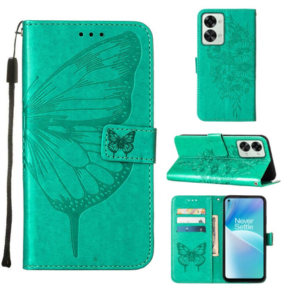 Embossed Butterfly Leather Phone Case