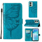 Embossed Butterfly Leather Phone Case