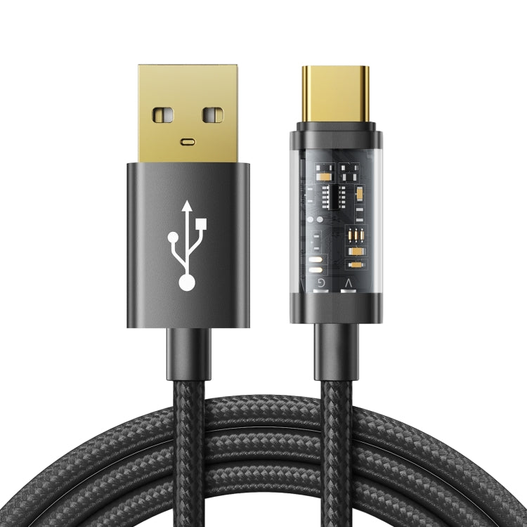 JOYROOM S-UC027A12 USB-A to USB-C / Type-C 3A Sync Data Cable, 1.2m USB-A to USB-C / Type-C