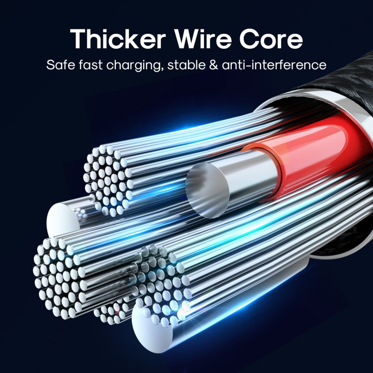JOYROOM S-UC027A12 USB-A to USB-C / Type-C 3A Sync Data Cable, 1.2m USB-A to USB-C / Type-C