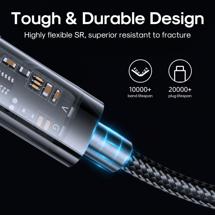 JOYROOM S-UC027A12 USB-A to USB-C / Type-C 3A Sync Data Cable, 1.2m USB-A to USB-C / Type-C