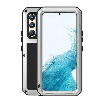 LOVE MEI Metal Shockproof Waterproof Dustproof Protective Phone Case with Glass