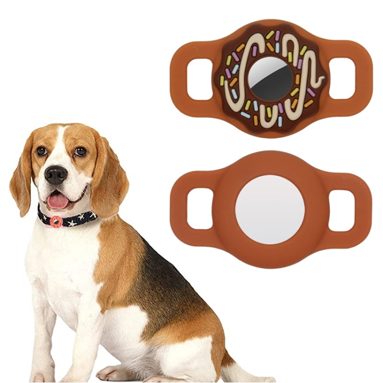 Donut Pet Collar Anti-scratch Shockproof Silicone Cover For AirTag