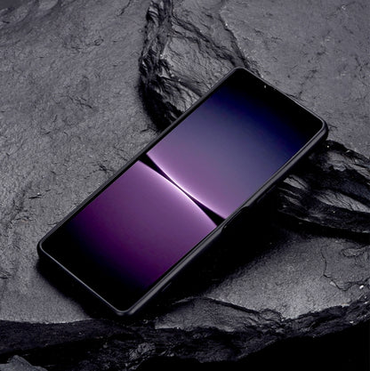 PC + Leather Texture Protective Phone Case with Metal Holder, For Sony Xperia 1 IV, For Sony Xperia 1 III