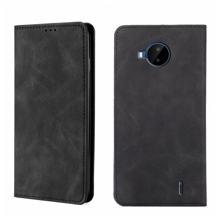 Skin Feel Magnetic Horizontal Flip Leather Phone Case