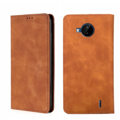 Skin Feel Magnetic Horizontal Flip Leather Phone Case