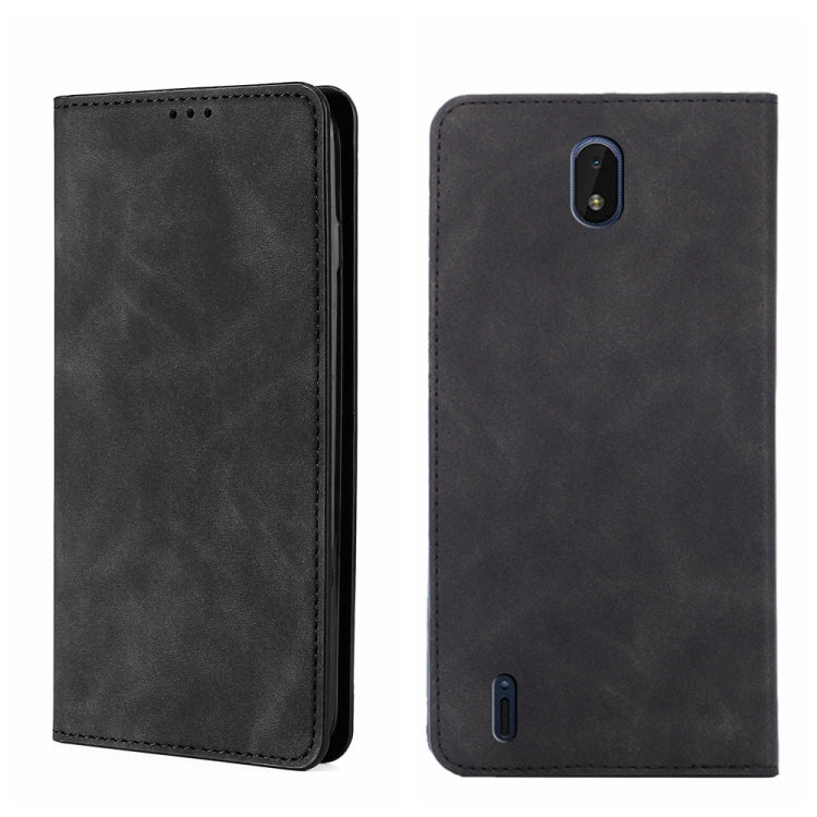 Skin Feel Magnetic Horizontal Flip Leather Phone Case