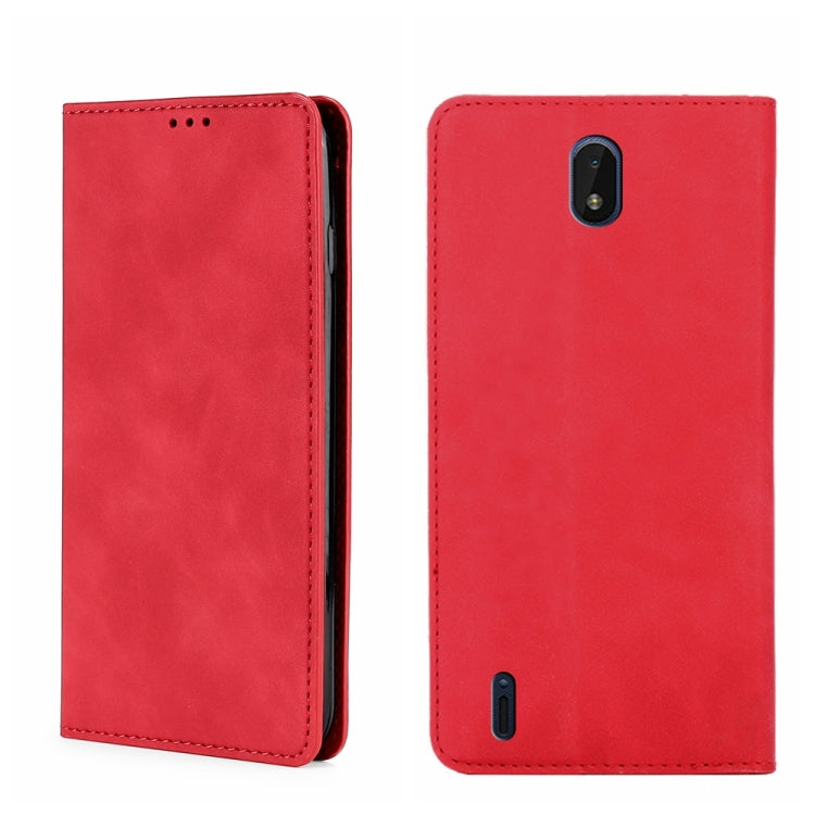 Skin Feel Magnetic Horizontal Flip Leather Phone Case