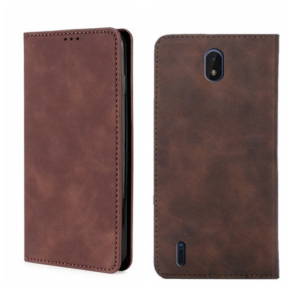 Skin Feel Magnetic Horizontal Flip Leather Phone Case