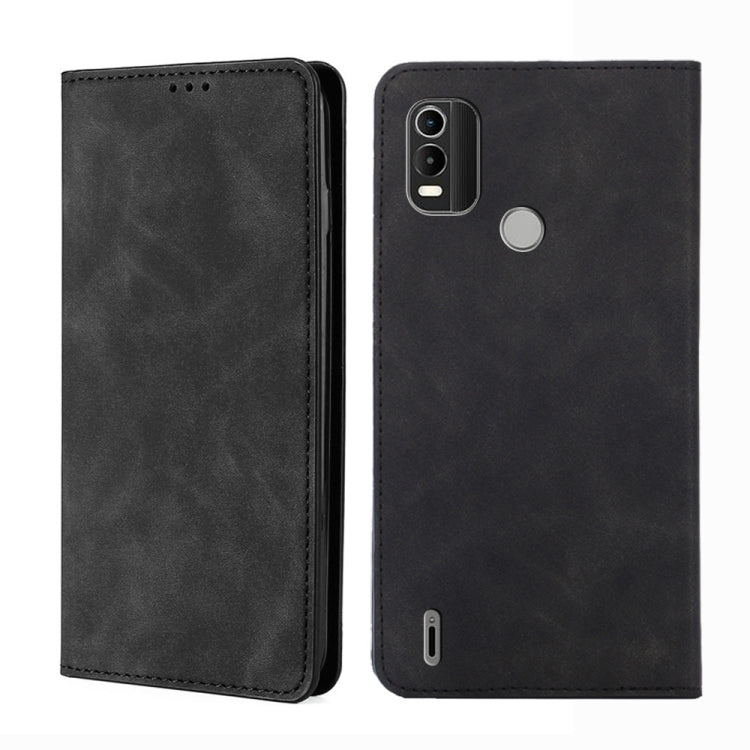 Skin Feel Magnetic Horizontal Flip Leather Phone Case