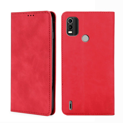 Skin Feel Magnetic Horizontal Flip Leather Phone Case