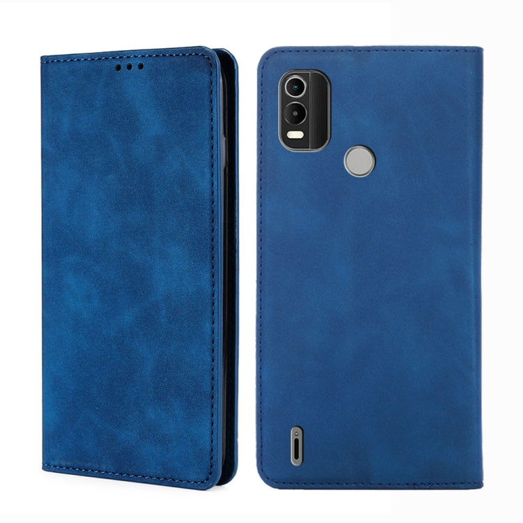 Skin Feel Magnetic Horizontal Flip Leather Phone Case