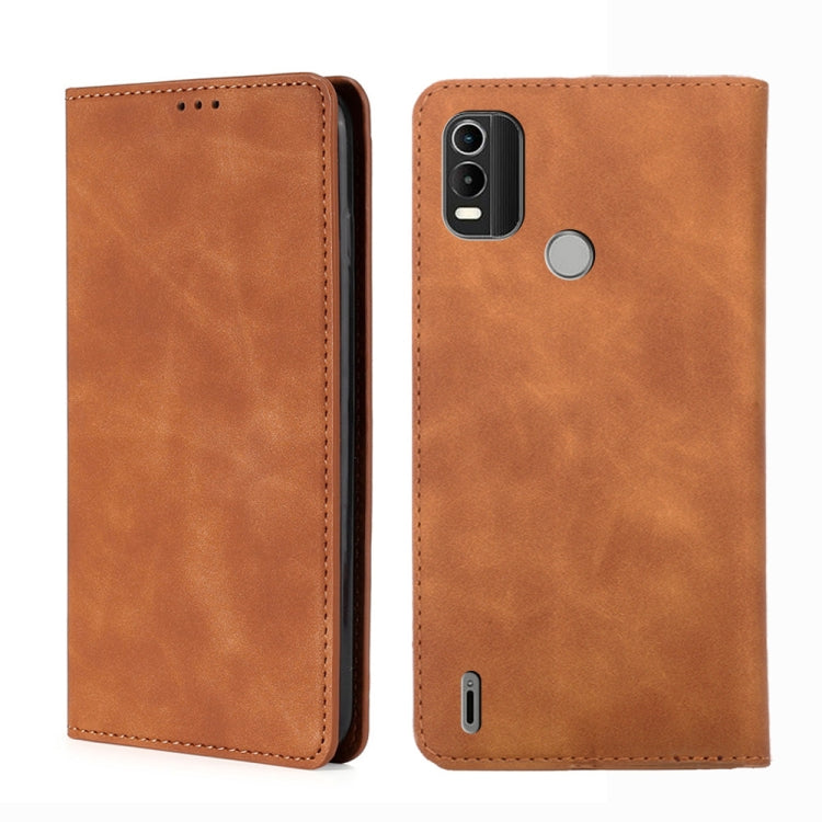 Skin Feel Magnetic Horizontal Flip Leather Phone Case