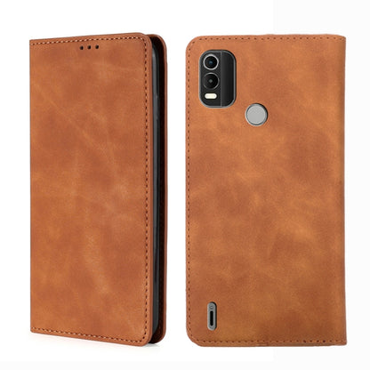 Skin Feel Magnetic Horizontal Flip Leather Phone Case