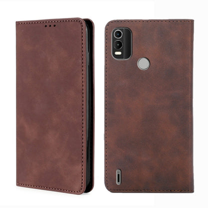 Skin Feel Magnetic Horizontal Flip Leather Phone Case